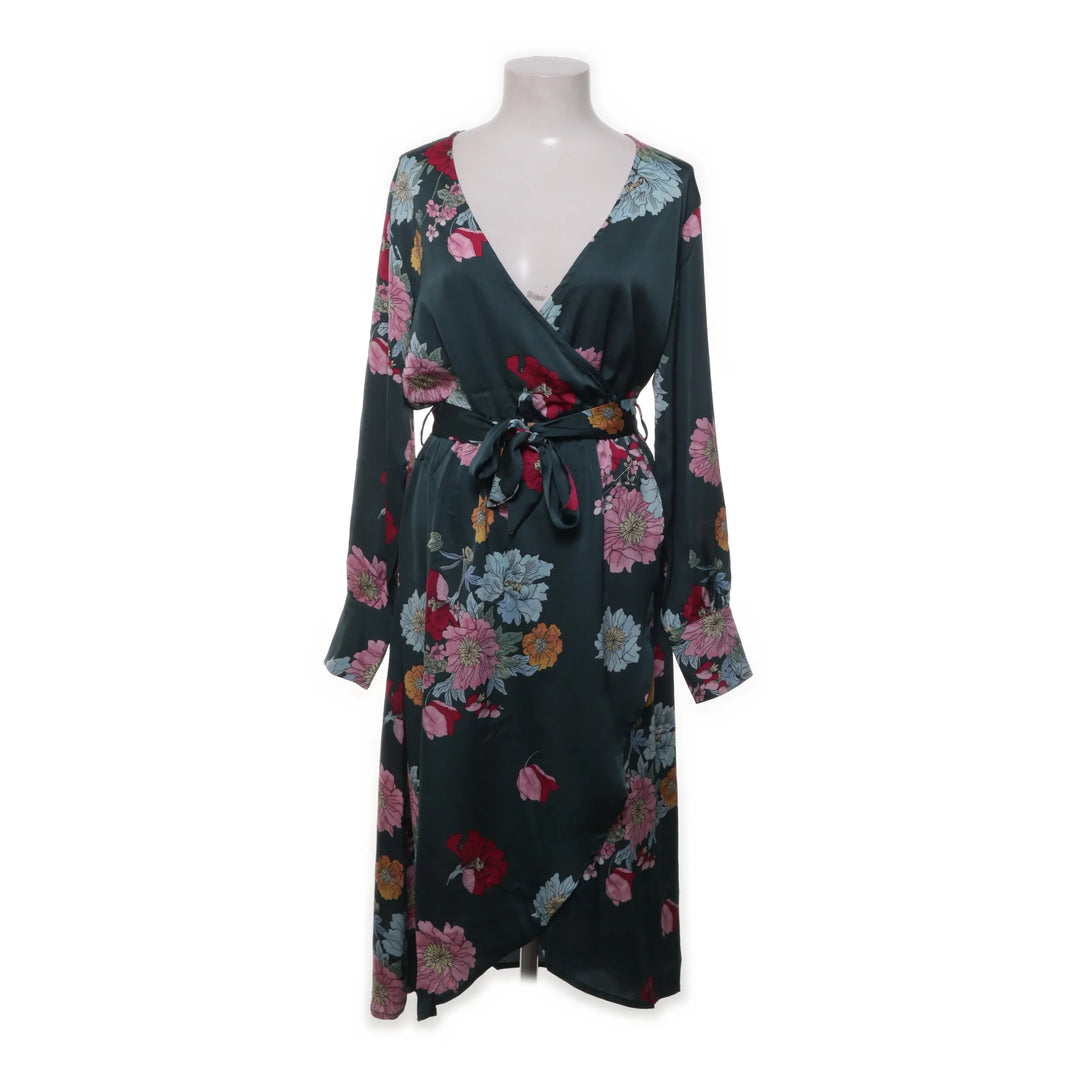 Ichi | Groen, Meerkleurig - Wikkeljurk