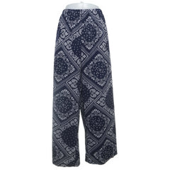 Wit, Blauw - Palazzo broek