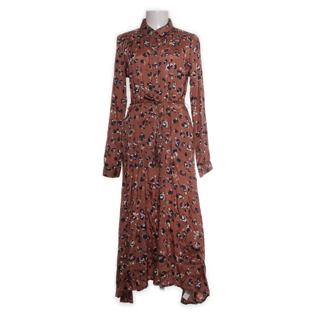 Kaffe | Bruin, Meerkleurig - Blousejurk