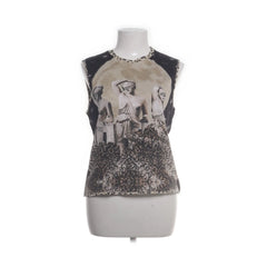 Desigual | Grijze mouwloze fotoprint top