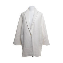 Massimo Dutti | Witte oversized textuurjas