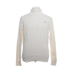 GANT | Witte kabelgebreide coltrui