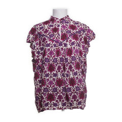 Shoeby | Paarse bloemen blouse
