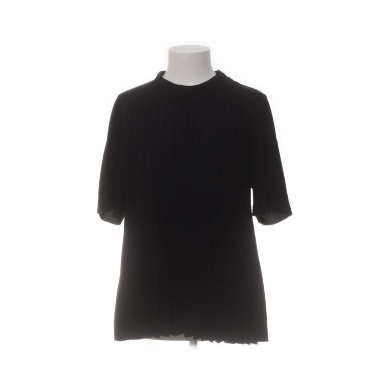 COS | Zwart T-shirt met korte mouwen