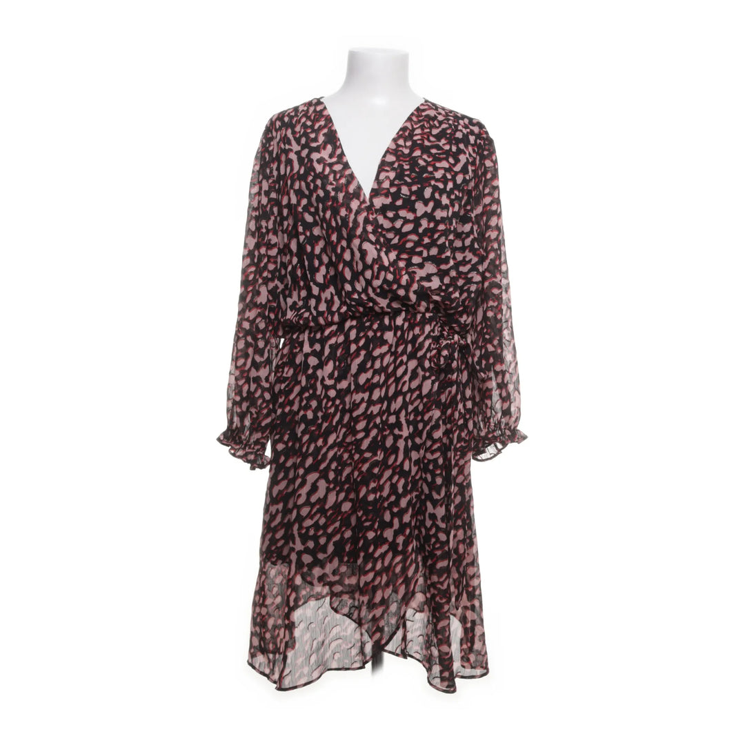 Maëlle | Zwart, Rood - Jurk