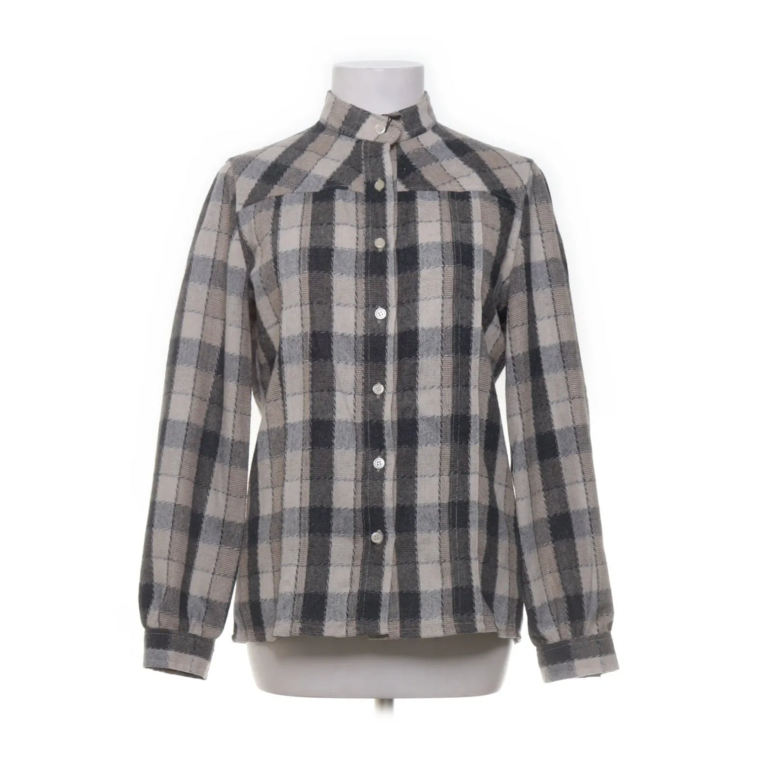 Lucia | Grijs, Beige, Zwart, Meerkleurig - Flanellen overhemd