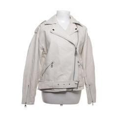 Missguided | Crèmekleurige bikerjas met ritsen