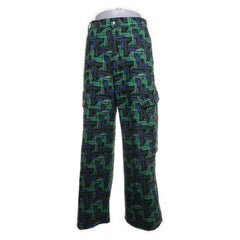 Nicla | Groen, Meerkleurig - Cargo broek