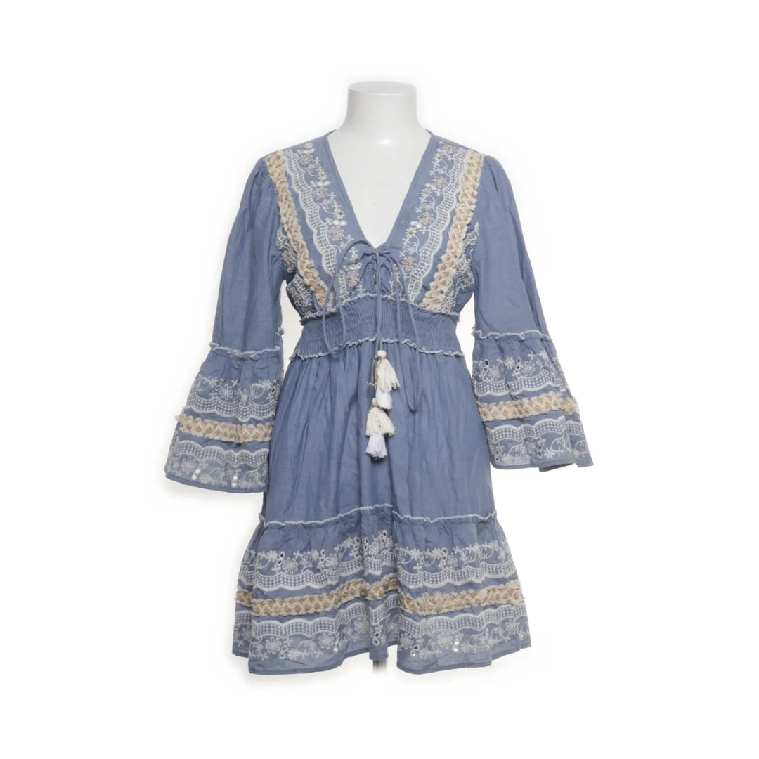 Blauw, Meerkleurig - Jurk