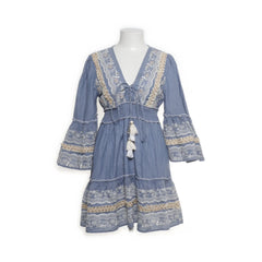 Blauw, Meerkleurig - Jurk