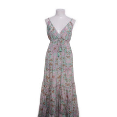 Gold & Silver | Bloemen Maxi Jurk