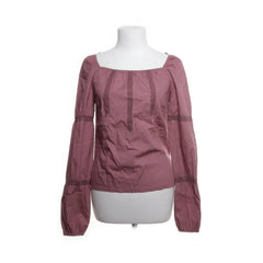 Cracker | Oudroze top met lange mouwen en kantdetails