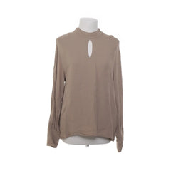 Yaya Women | Beige Blouse met Sleutelgat