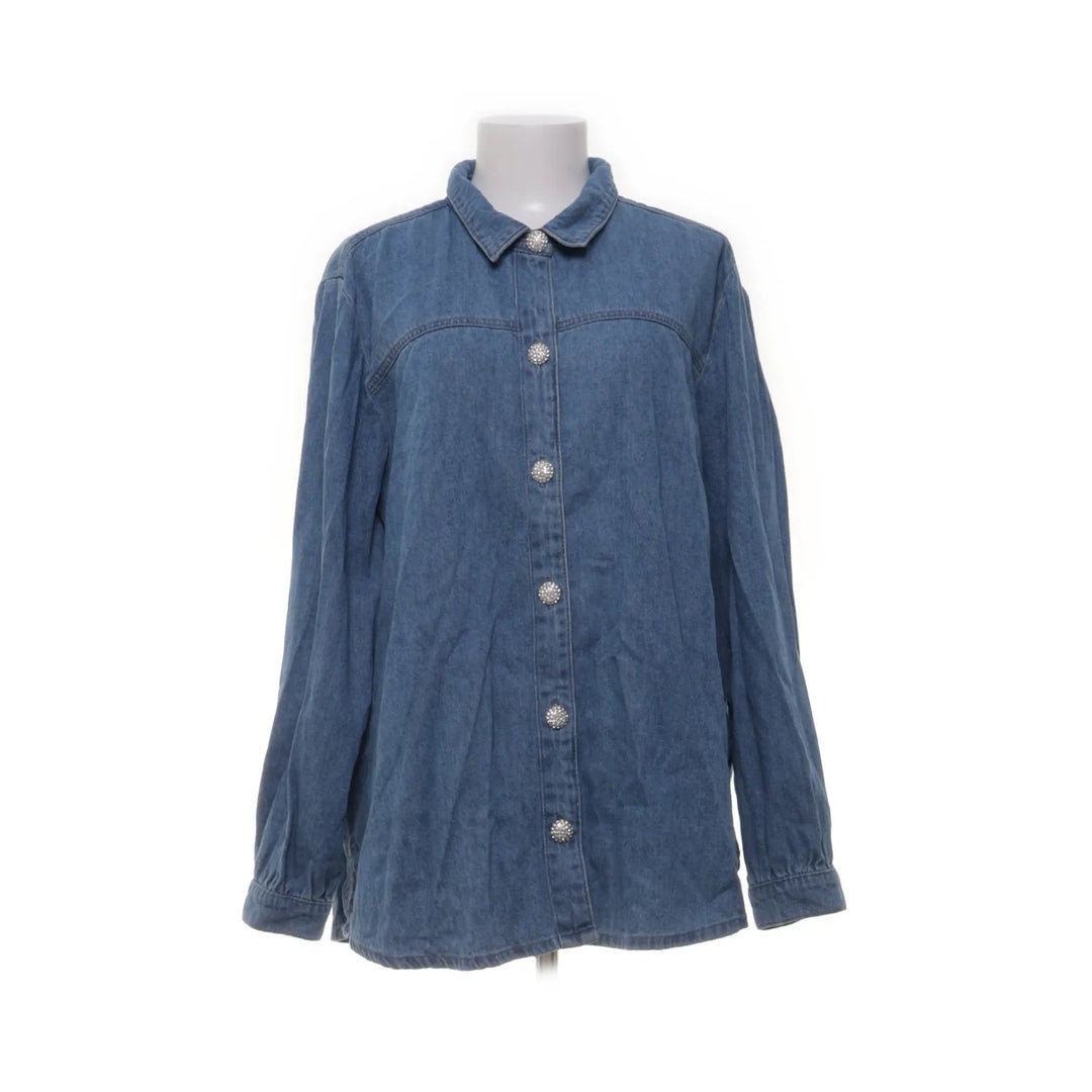 Cream | Blauw - Denim blouse