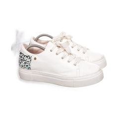 AGL | Witte sneakers met glitterhiel