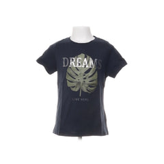 Name It | Donker T-shirt met Bladprint