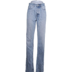 Dua Lipa x Pepe Jeans | Lichtblauwe Hoge Taille Jeans