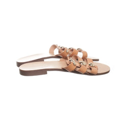 Agnes Cecilia | Bruine Studs Sandalen