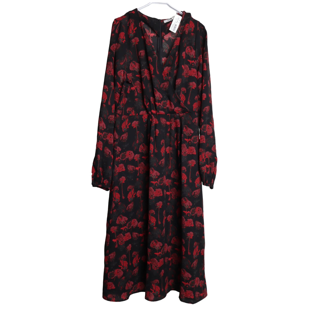 NA-KD | Zwart, Rood, Meerkleurig - Jurk