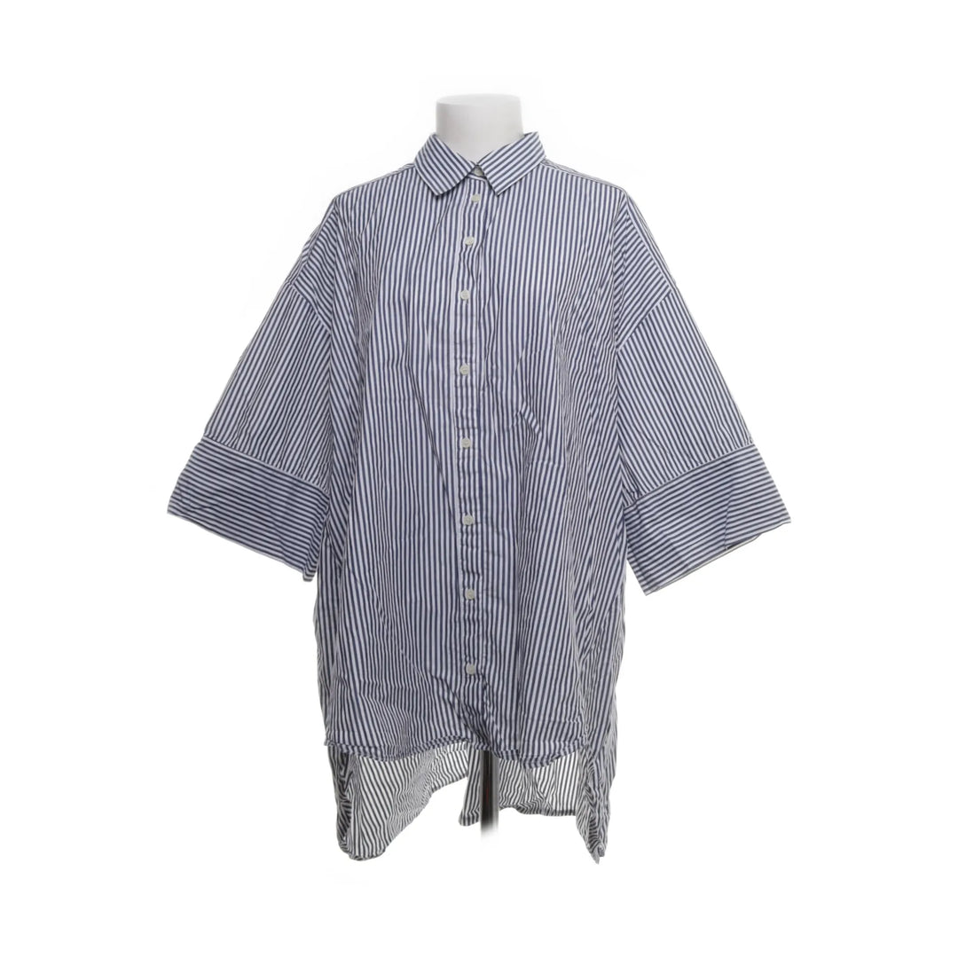 Zara | Blauw, Wit - Korte mouwen shirt