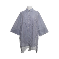 Zara | Blauw, Wit - Korte mouwen shirt