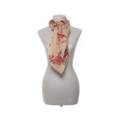 Pieces | Rood, Beige - Infinity scarf