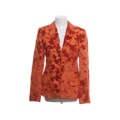 Renzo | Oranje Bloemen Blazer