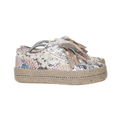 CafèNoir | Veelkleurige Platform Espadrilles