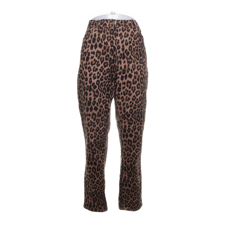 BPC Selection | Bruine broek met luipaardprint