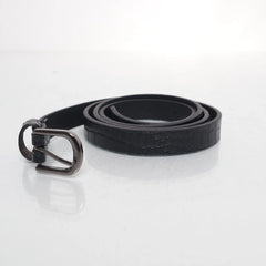 Riem | Zwarte Leren Riem