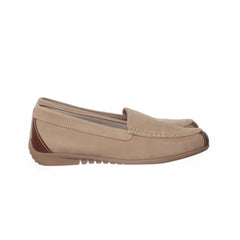 Gabor | Beige Leren Loafers