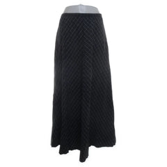 Tommy Hilfiger | Zwarte Gequilte Maxi-rok