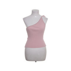 Super Down | Roze asymmetrische topje