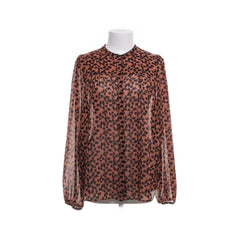 Second Female | Bruine bloemenprint blouse