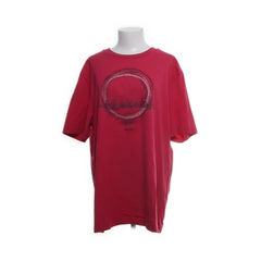Boss | Rood T-shirt met Cirkelprint
