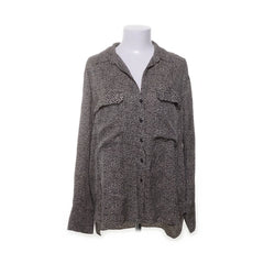 Massimo Dutti | Grijze Luipaard Blouse