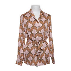 Y.A.S | Bruine Bladprint Blouse