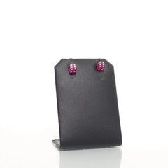 Zilver, Lila - Oorbellen