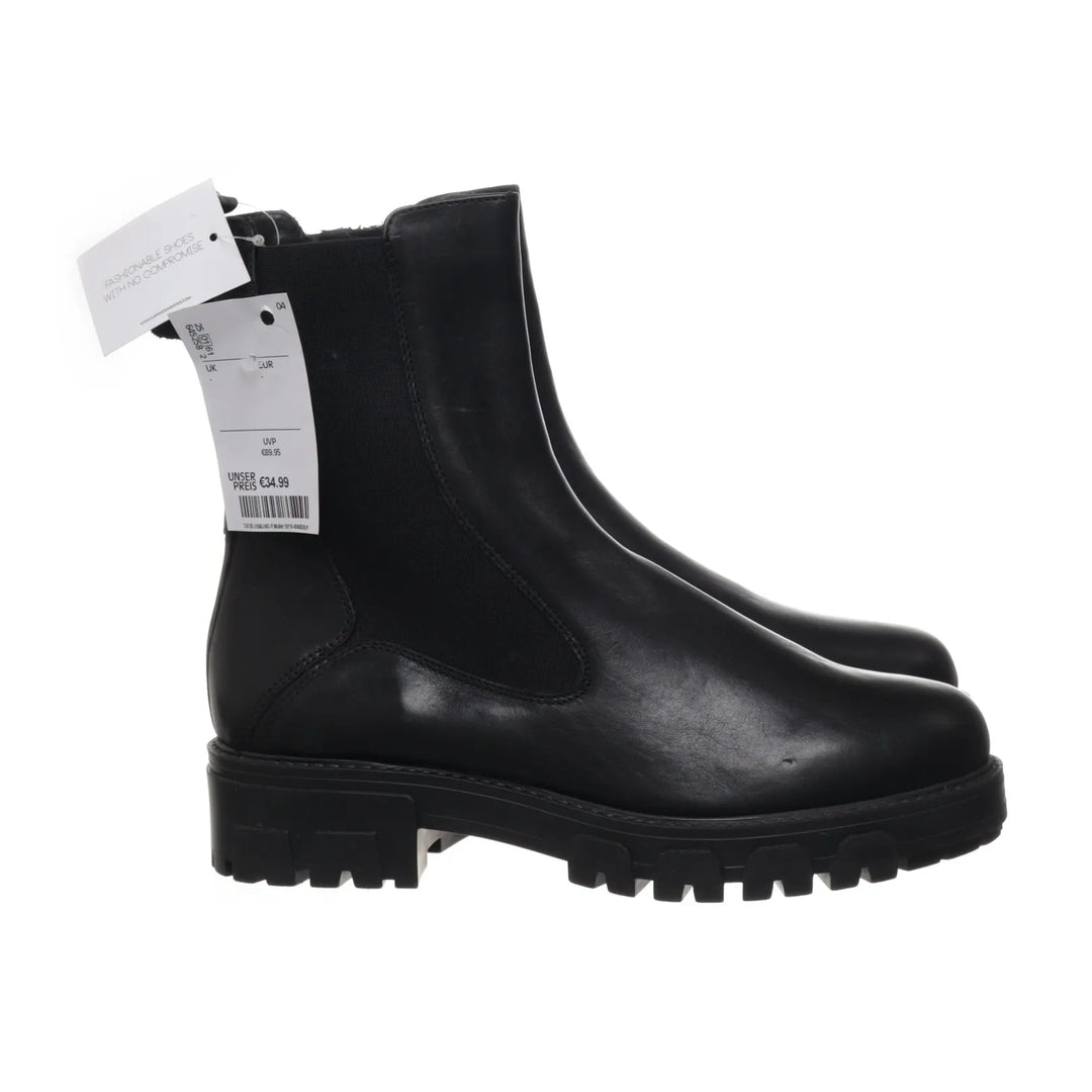 Cafe Moda | Zwart - Enkellaarzen