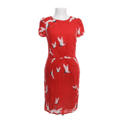 Oui | Rood, Wit - Jurk