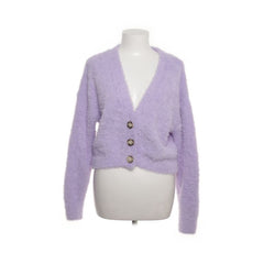 DeFacto | Lila pluizige cardigan met knopen