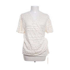 & Other Stories | Witte kanten wikkelblouse