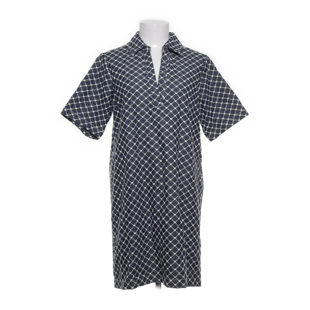 Envii | Blauw, Wit - Jurk