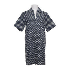 Envii | Blauw, Wit - Jurk