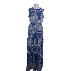 Next | Blauwe Maxi Jurk Paisley