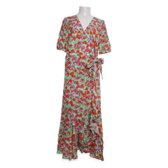 YAS | Bloemenprint Maxi Wikkeljurk