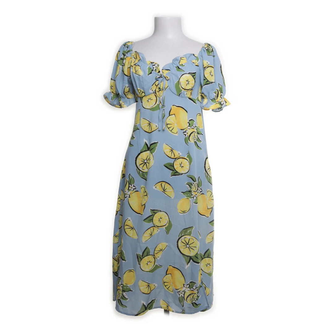 Colourful Rebel | Blauw, Groen, Geel - Jurk