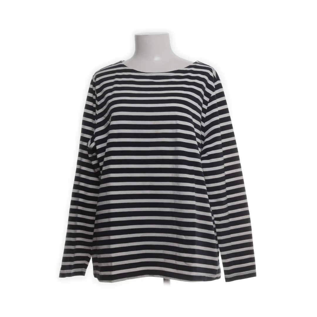 Essentials by Tchibo | Wit, Blauw - Lange mouwen shirt