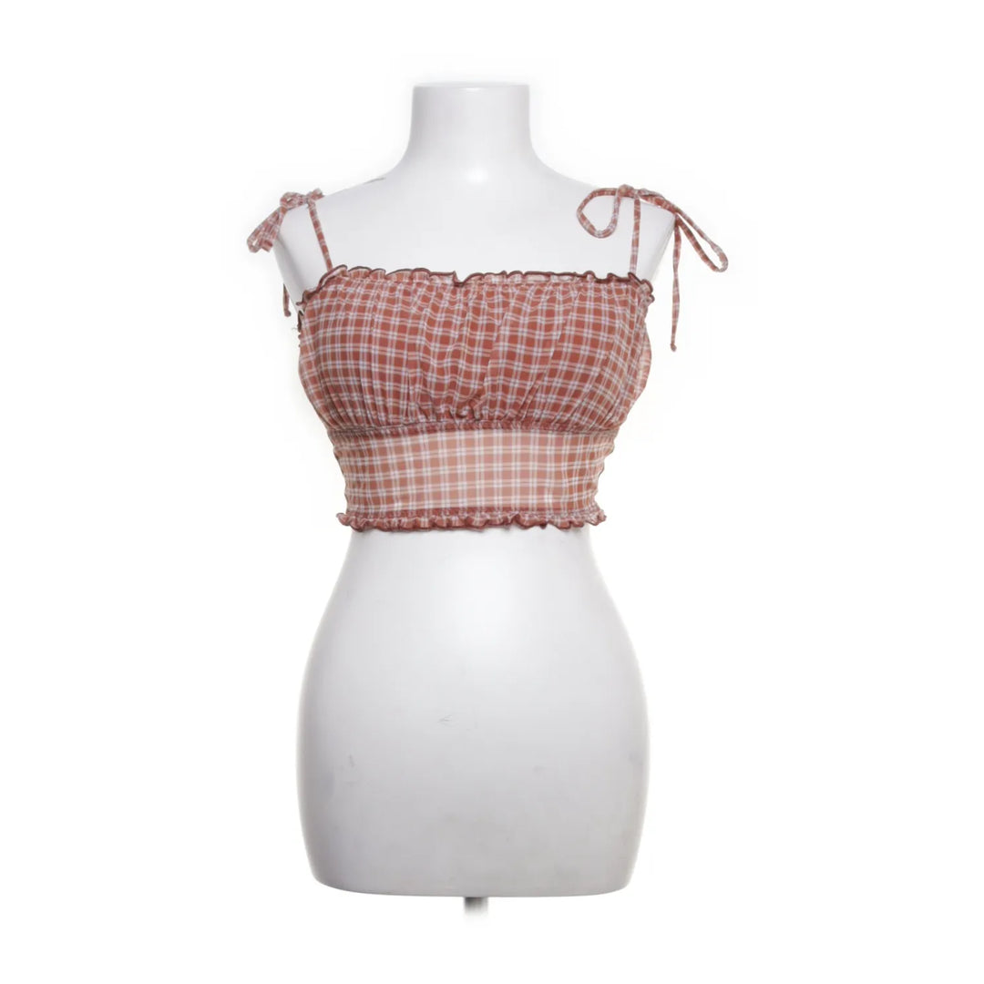 Gilly Hicks | Bruin, Wit - Crop top