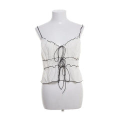 Nelly | Witte mouwloze top